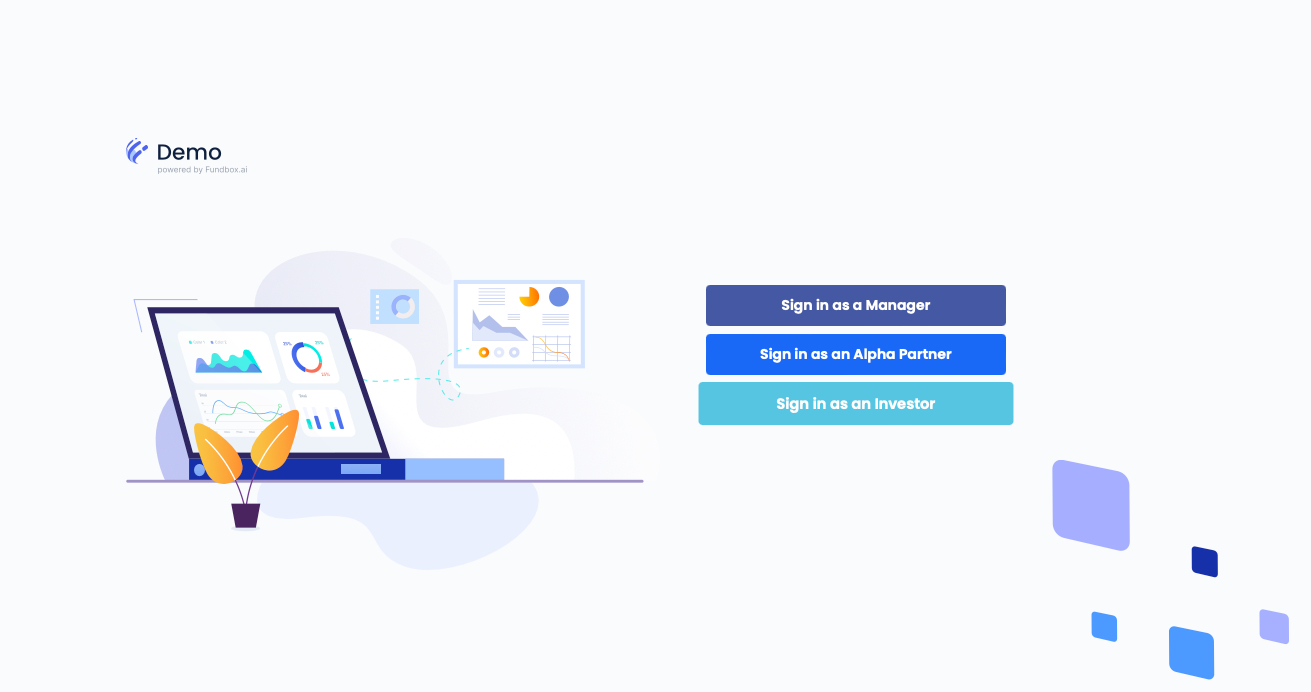 Demo Fundbox Login Page